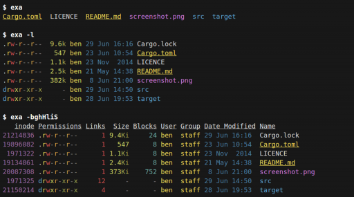 Как установить и использовать Exa, современную замену для команды ls в Ubuntu 20.04
